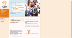 Desktop Screenshot of kurfuersten-galerie.de