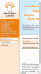 Mobile Screenshot of kurfuersten-galerie.de